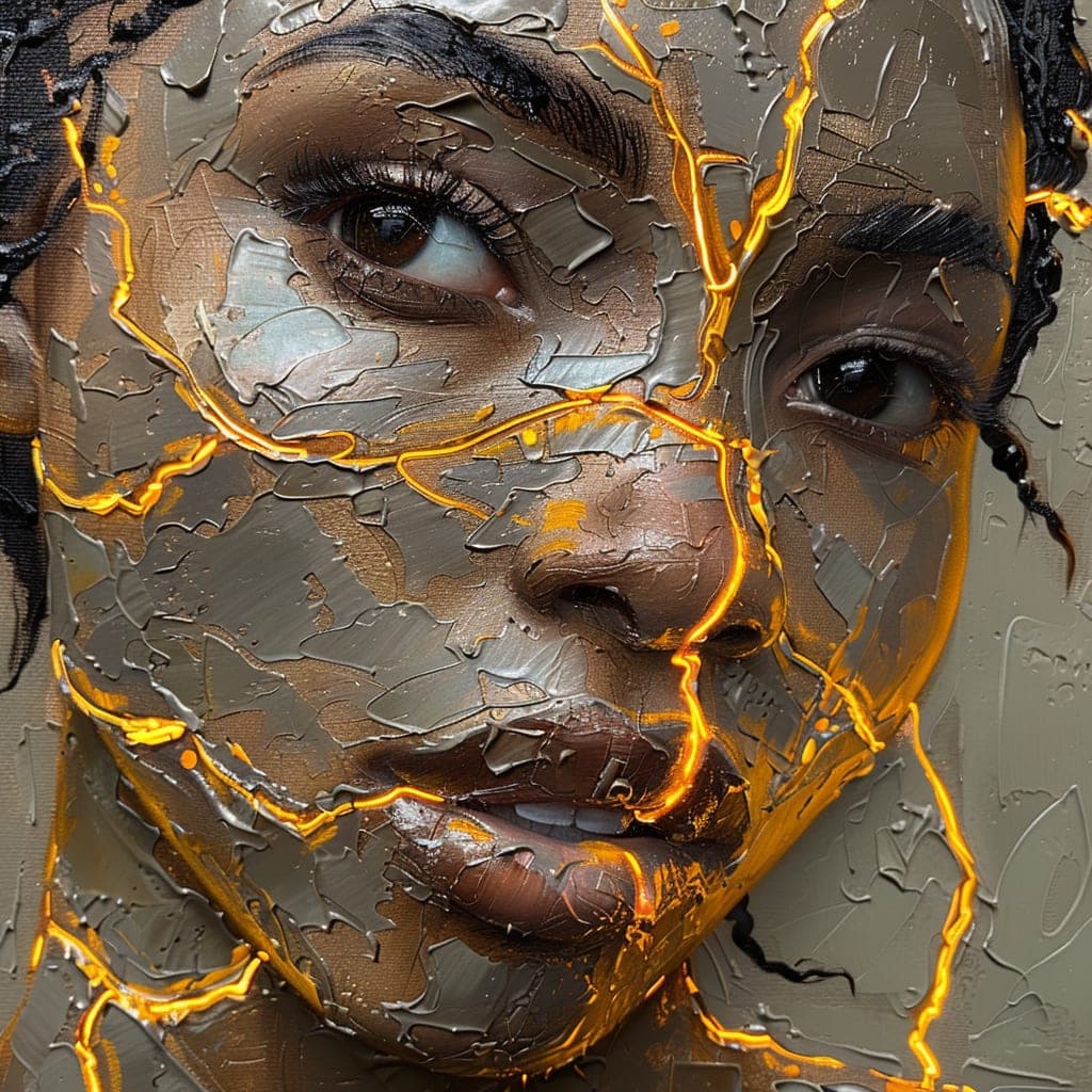 Kintsugi. Sculptural piece by Desi Baker.