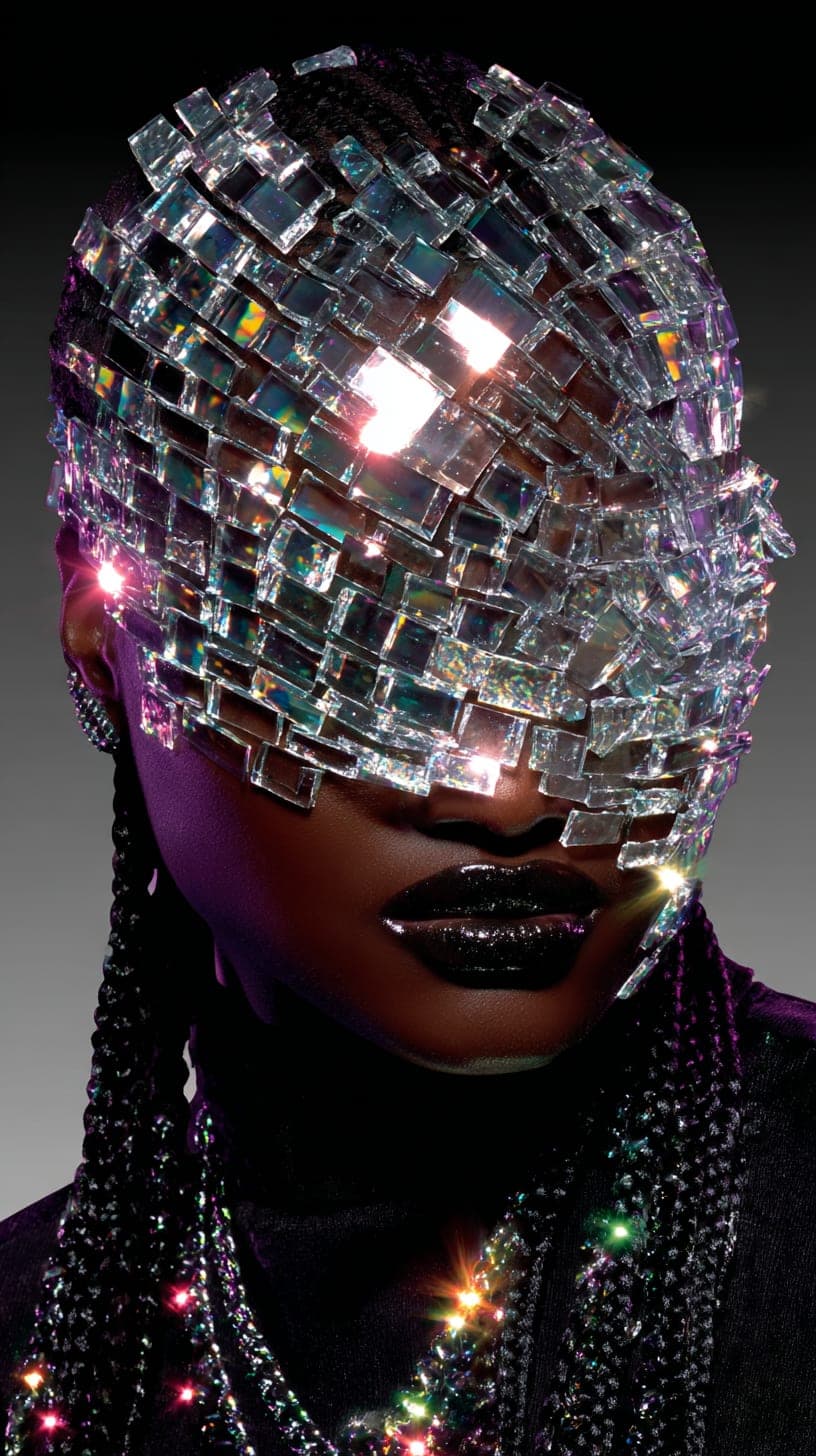 Mirror Shards. Sculptural piece by Desi Baker.