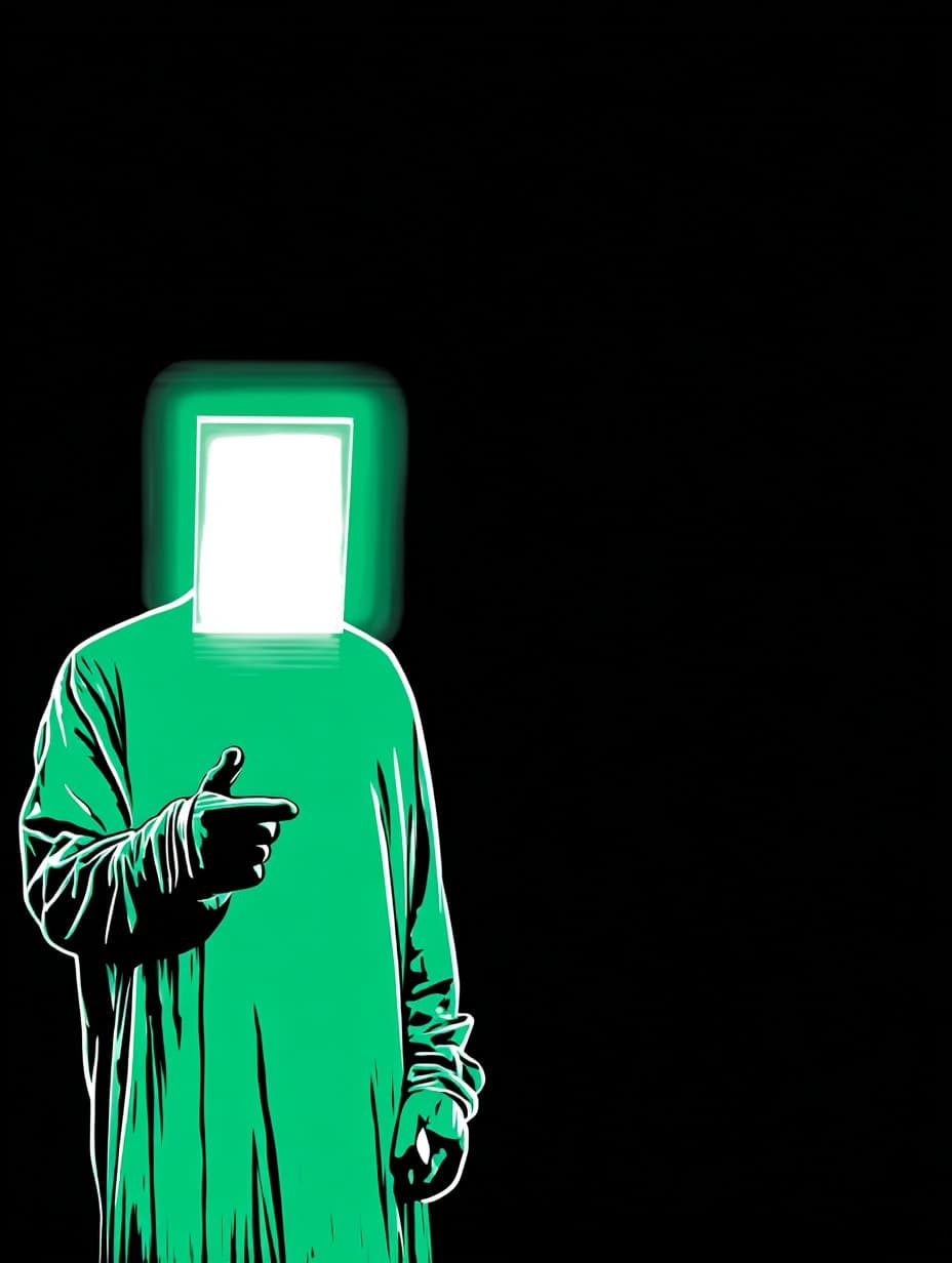 Screen Glow. Poster piece by Desi Baker.