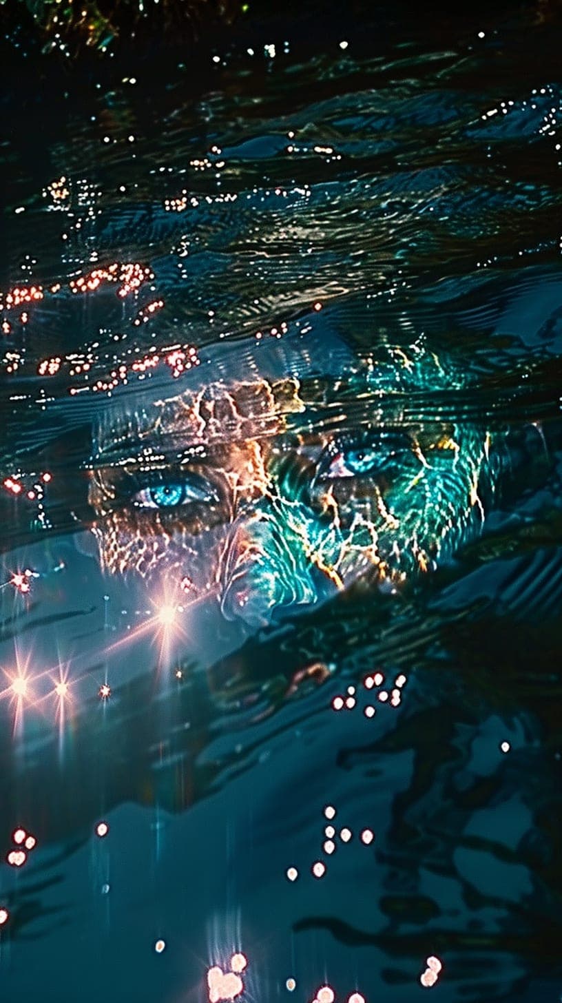 Under the Surface. Surreal piece by Desi Baker.