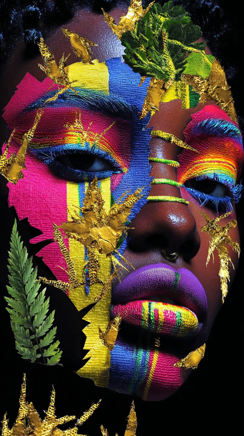 Woven Garden. Surreal piece by Desi Baker.